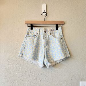 Zara Daisy Blue Jean Shorts